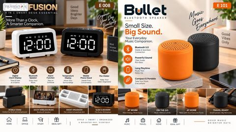 Fusion Bullet – Compact Bluetooth Speaker