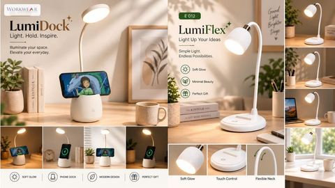 LumiDock & LumiFlex – Lighting + Phone Stand
