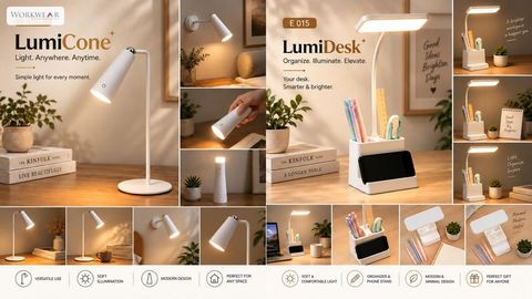 LumiCone & LumiDesk – Smart Desk Lighting