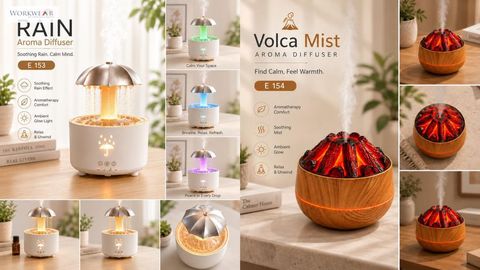 Rain & Volca Mist – Aroma Diffusers