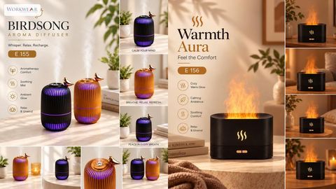 Birdsong & Warmth Aura – Aroma Diffusers