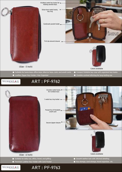 Cheque Book & Passport Cover — PF-9762 / PF-9763