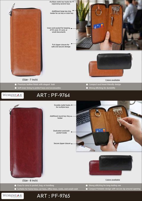 Cheque Book & Passport Cover — PF-9764 / PF-9765