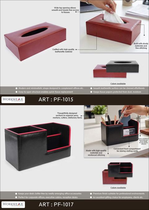 Desk Stationery — PF-1015 / PF-1017