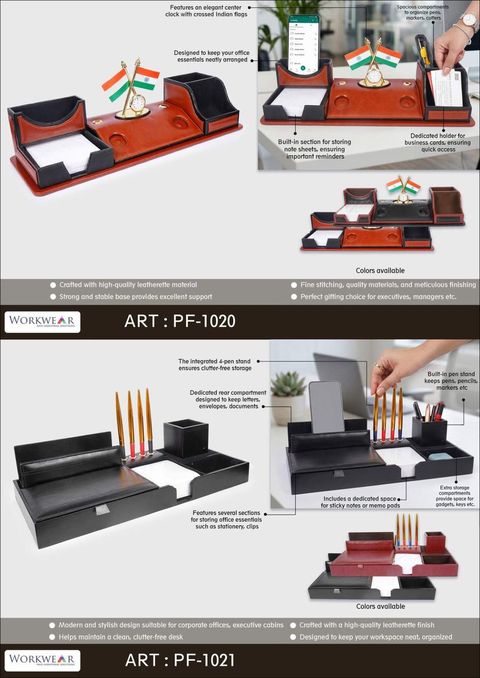 Desk Stationery — PF-1020 / PF-1021
