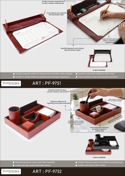 Desk Stationery — PF-9751 / PF-9752