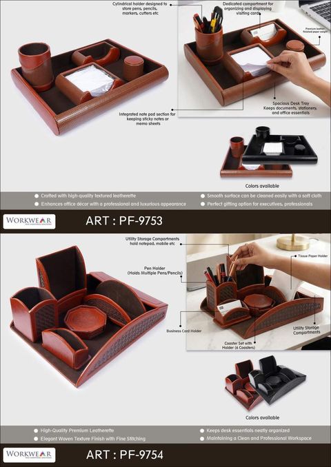 Desk Stationery — PF-9753 / PF-9754