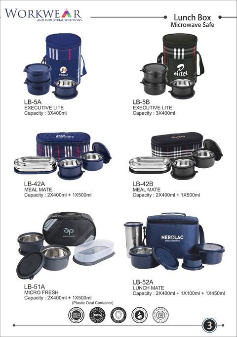 Executive Lite, Meal Mate & Micro Fresh — Microwave-Safe Lunch Boxes