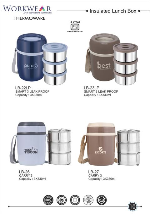 Carry 3 & Smart 3 Leak-Proof — Insulated Lunch Boxes