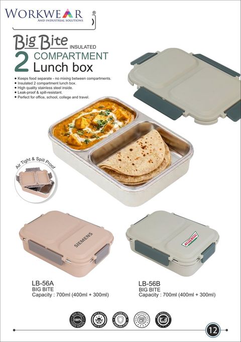Big Bite — 2-Compartment Insulated Lunch Box