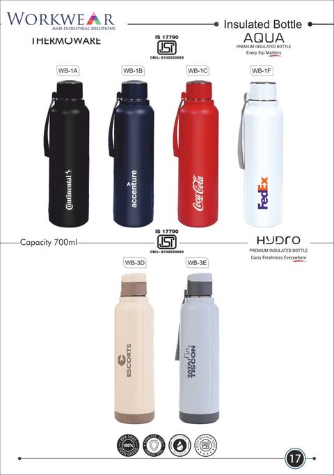 Aqua & Hydro — Insulated Steel Bottles