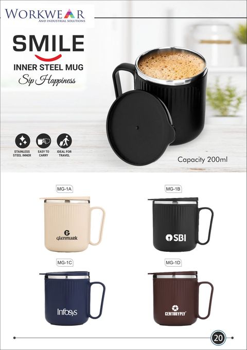 Smile — Inner Steel Mug