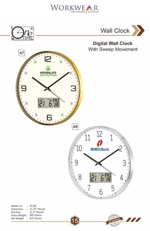 Wall Clock — Models 47, 48