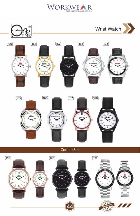 Wrist Watch — Models 160, 161, 162, 163, 164, 165, 166, 167, 168, 169, 170, 171